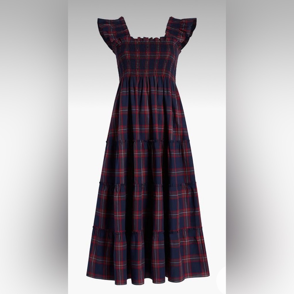Hill House Ellie Nap Dress — Iris Tartan